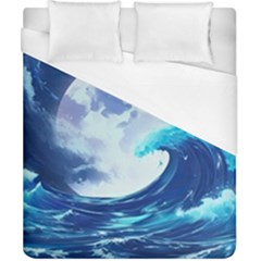 Waves Ocean Sea Tsunami Nautical 7 Duvet Cover (california King Size) by Jancukart