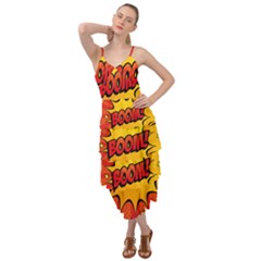Explosion Boom Pop Art Style Layered Bottom Dress by Sudheng