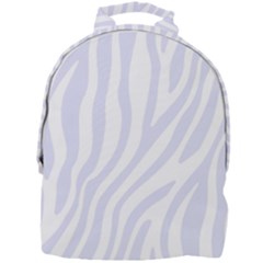 Grey Zebra Vibes Animal Print  Mini Full Print Backpack by ConteMonfrey