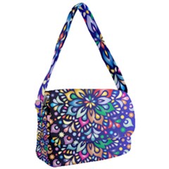Leafs And Floral Courier Bag