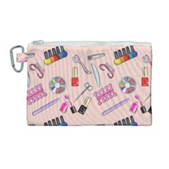 Manicure Canvas Cosmetic Bag (large) by SychEva
