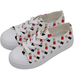 Nails Manicured Kids  Low Top Canvas Sneakers by SychEva