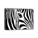 Animal Cute Pattern Art Zebra Mini Canvas 7  x 5  (Stretched)