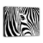 Animal Cute Pattern Art Zebra Deluxe Canvas 20  x 16  (Stretched)