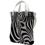 Animal Cute Pattern Art Zebra Canvas Messenger Bag
