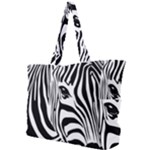Animal Cute Pattern Art Zebra Simple Shoulder Bag