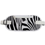 Animal Cute Pattern Art Zebra Rounded Waist Pouch