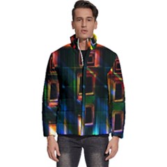 Architecture City Homes Window Men s Puffer Bubble Jacket Coat by Amaryn4rt