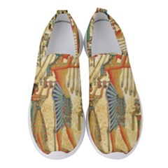 Egyptian Man Sun God Ra Amun Women s Slip On Sneakers by Celenk