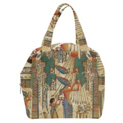 Egyptian Man Sun God Ra Amun Boxy Hand Bag by Celenk
