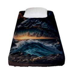 Fantasy People Mysticism Composing Fairytale Art 2 Fitted Sheet (single Size)