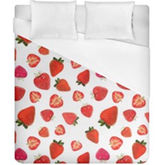 Strawberries Duvet Cover (california King Size) by SychEva