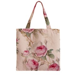 Roses-58 Zipper Grocery Tote Bag by nateshop