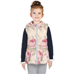 Roses-58 Kids  Hooded Puffer Vest by nateshop