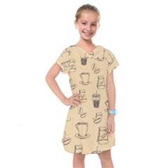 Coffee-56 Kids  Drop Waist Dress by nateshop