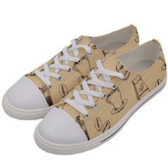 Coffee-56 Women s Low Top Canvas Sneakers by nateshop