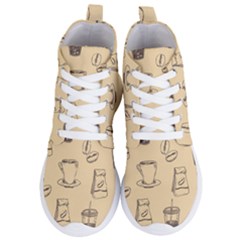 Coffee-56 Women s Lightweight High Top Sneakers by nateshop