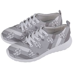Strip-gray Men s Lightweight Sports Shoes by nateshop