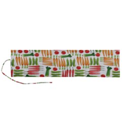 Vegetables Roll Up Canvas Pencil Holder (l) by SychEva