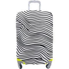 Black And White Cartoon Coloring Luggage Cover (large) by Ravend