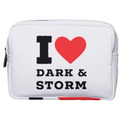 I Love Dark And Storm Make Up Pouch (medium) by ilovewhateva