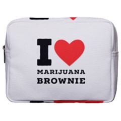 I Love Marijuana Brownie Make Up Pouch (large) by ilovewhateva