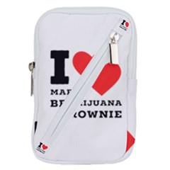 I Love Marijuana Brownie Belt Pouch Bag (small) by ilovewhateva