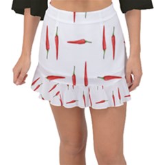 Pepper Fishtail Mini Chiffon Skirt by SychEva