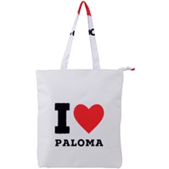 I Love Paloma Double Zip Up Tote Bag by ilovewhateva