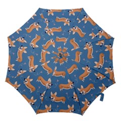 Corgi Patterns Hook Handle Umbrellas (large) by Salman4z