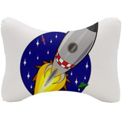 Rocket Ship Launch Vehicle Moon Seat Head Rest Cushion by Salman4z