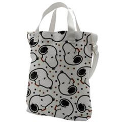 Dog Pattern Canvas Messenger Bag by Salman4z