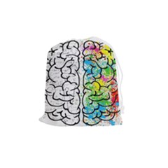 Brain Mind Psychology Idea Drawing Drawstring Pouch (medium) by Salman4z