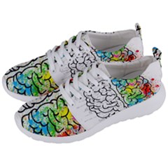 Brain Mind Psychology Idea Drawing Men s Lightweight Sports Shoes by Salman4z