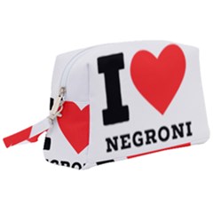 I Love Negroni Wristlet Pouch Bag (large) by ilovewhateva