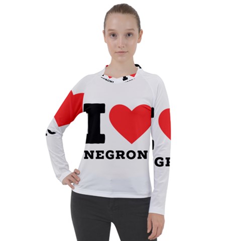 I Love Negroni Women s Pique Long Sleeve Tee by ilovewhateva