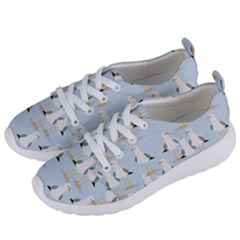 Cute-seagulls-seamless-pattern-light-blue-background Women s Lightweight Sports Shoes by Salman4z
