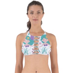 Set-cute-mermaid-seaweeds-marine-inhabitants Perfectly Cut Out Bikini Top by Salman4z