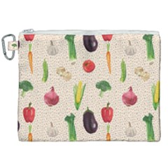 Vegetables Canvas Cosmetic Bag (xxl) by SychEva