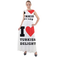 I Love Turkish Delight Chiffon Mesh Boho Maxi Dress by ilovewhateva