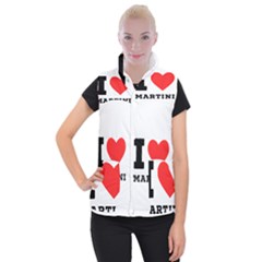 I Love Martini Women s Button Up Vest by ilovewhateva
