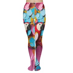 Confetti Tropical Ocean Themed Background Abstract Tights by Ravend