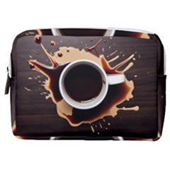 Coffee Cafe Espresso Drink Beverage Make Up Pouch (medium)
