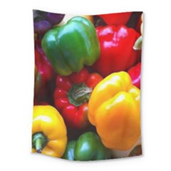 Colorful Capsicum Medium Tapestry by Sparkle