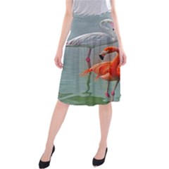 Birds Midi Beach Skirt by Sparkle