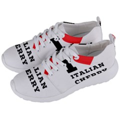 I Love Italian Cherry Men s Lightweight Sports Shoes by ilovewhateva