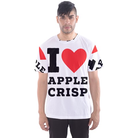 I Love Apple Crisp Men s Sport Mesh Tee by ilovewhateva
