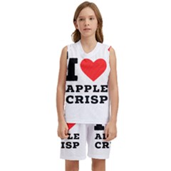 I Love Apple Crisp Kids  Basketball Mesh Set
