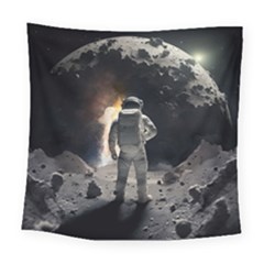 Astronaut Space Walk Square Tapestry (large) by danenraven