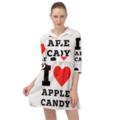 I Love Apple Candy Mini Skater Shirt Dress by ilovewhateva